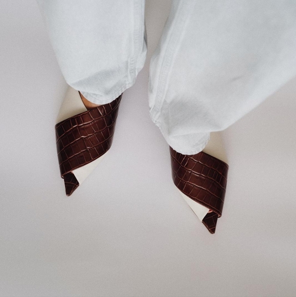 Inch2 sigma mules pointed toe flats - Picture 3 of 7